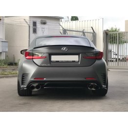 Накладка сплиттер на спойлер багажника на Lexus RC